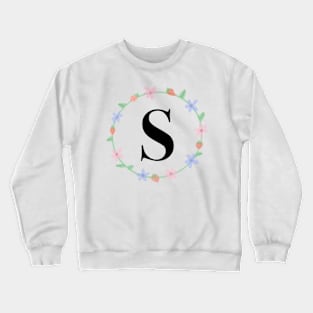 “S” initial Crewneck Sweatshirt